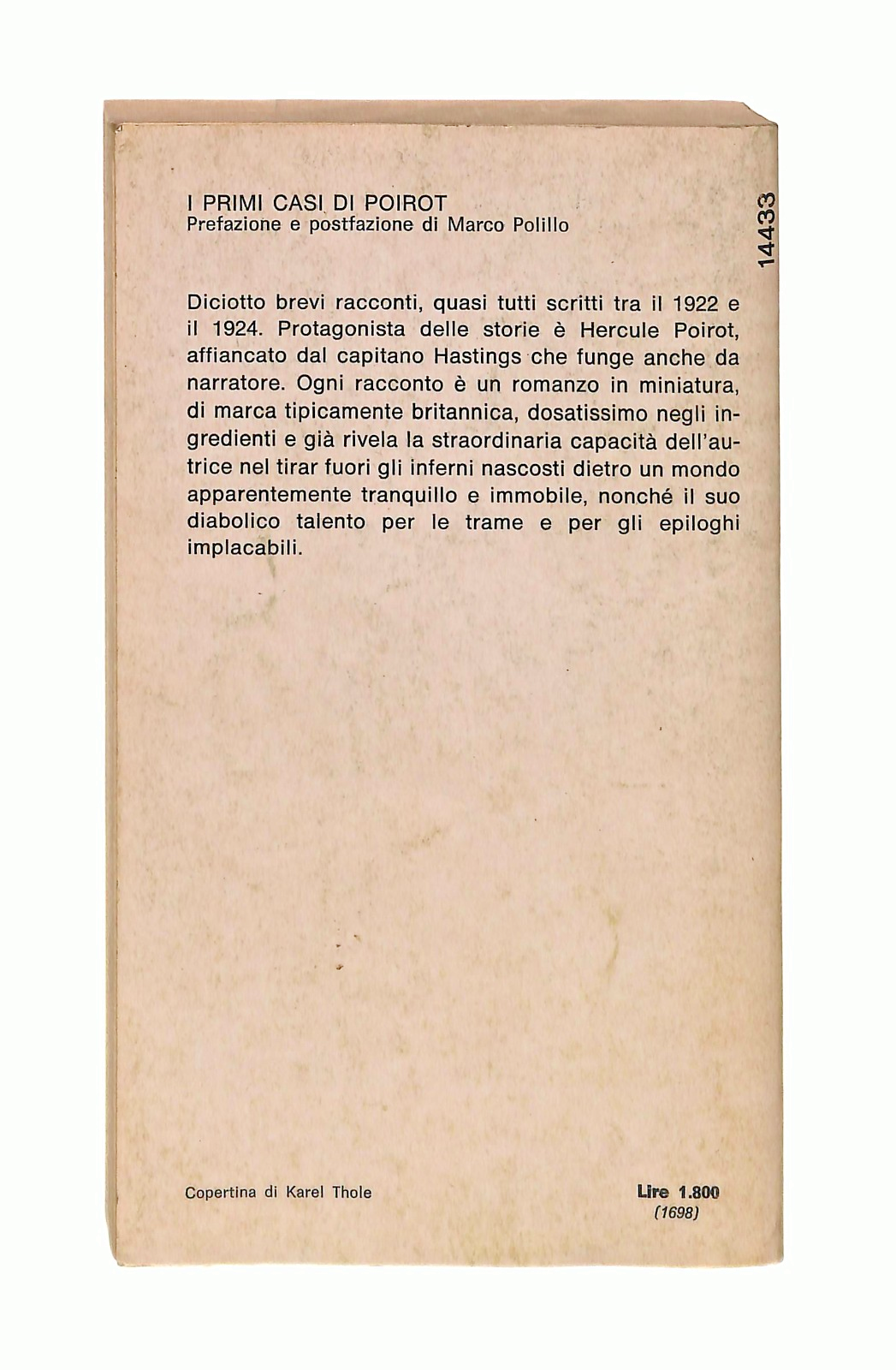 EBOND I Primi Casi Di Poirot Christie Gialli Oscar Mondadori 1977 Libro LI048765