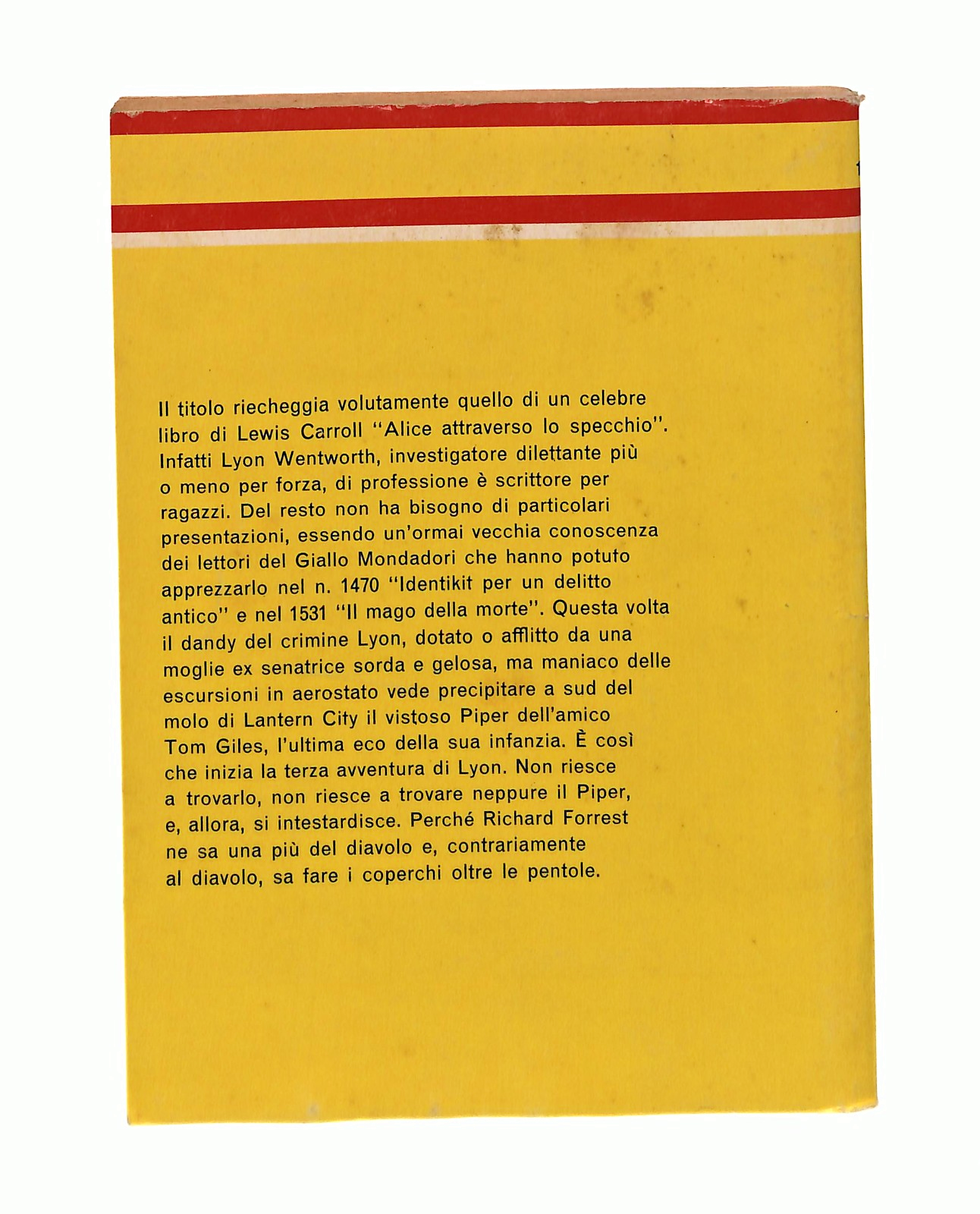 EBOND La Morte Attraverso Lo Specchio Forrest Il Giallo Mondadori Libro LI048781