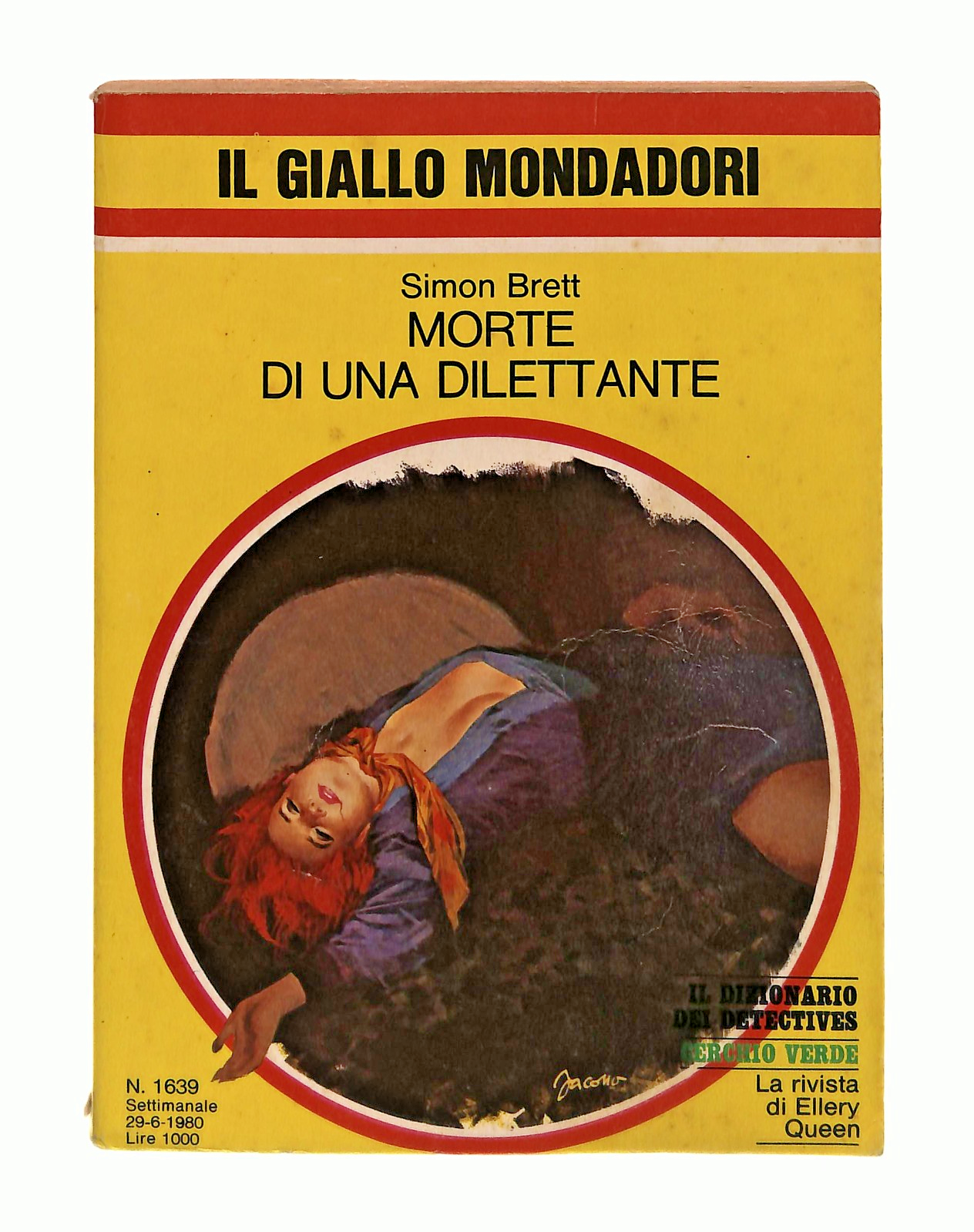 EBOND Morte Di Una Dilettante Simon Brett Giallo Mondadori 1980 Libro LI048783