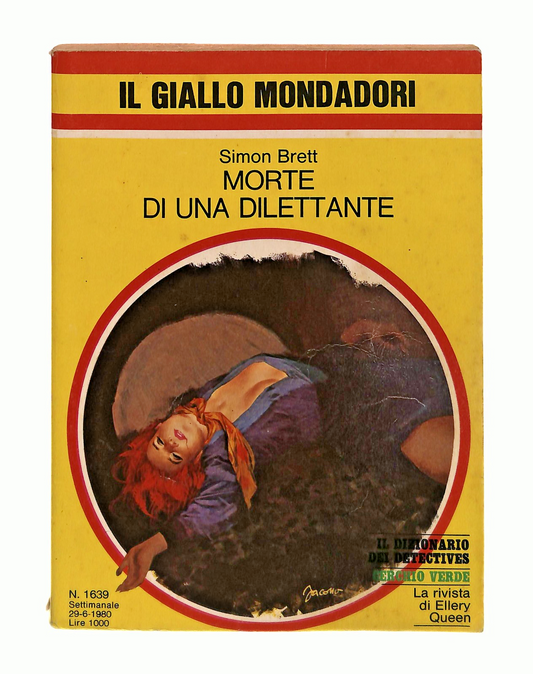 EBOND Morte Di Una Dilettante Simon Brett Giallo Mondadori 1980 Libro LI048783