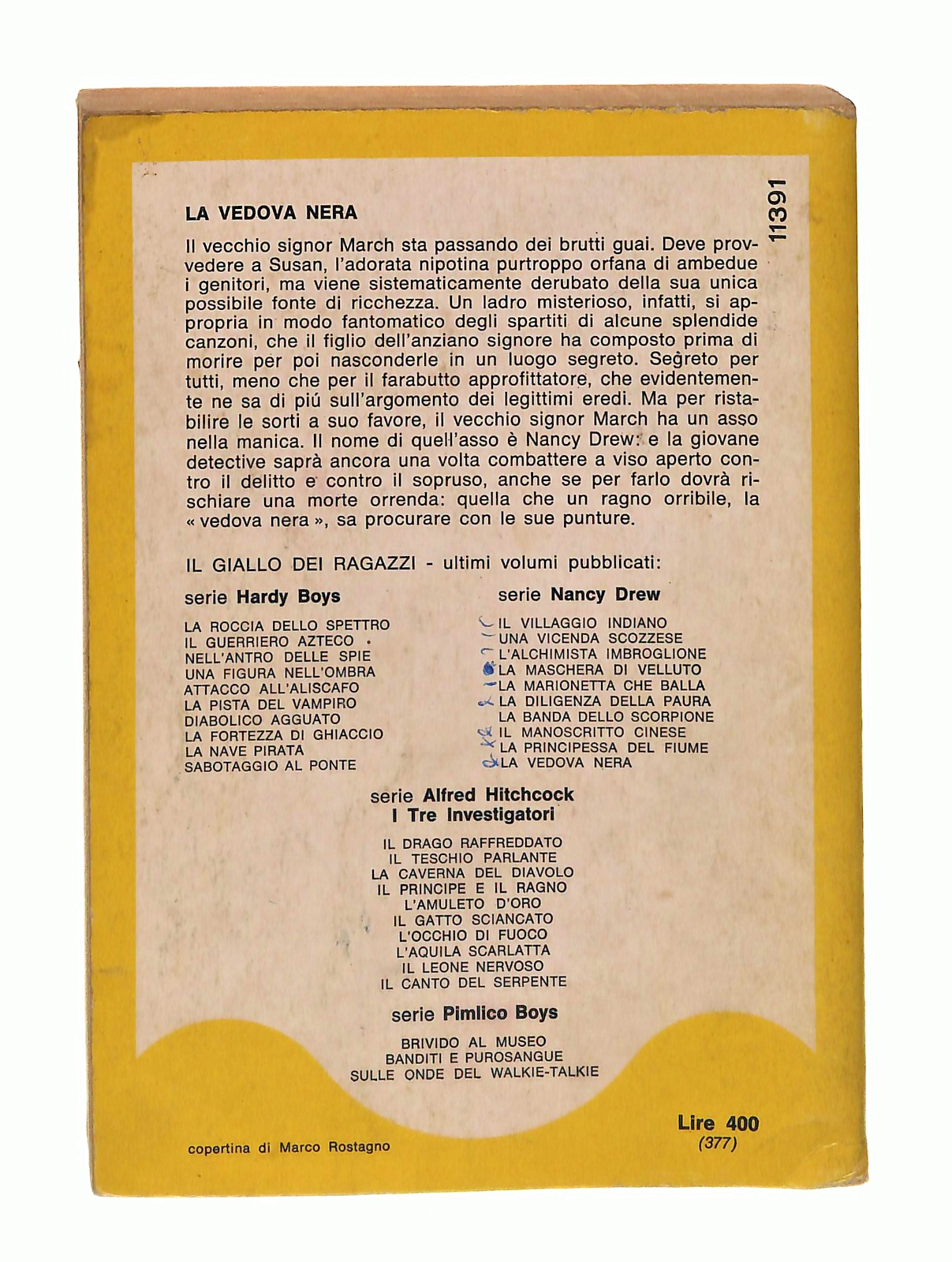 EBOND La Vedova Nera C Keene Giallo Ragazzi Mondadori 1974 Libro LI048789