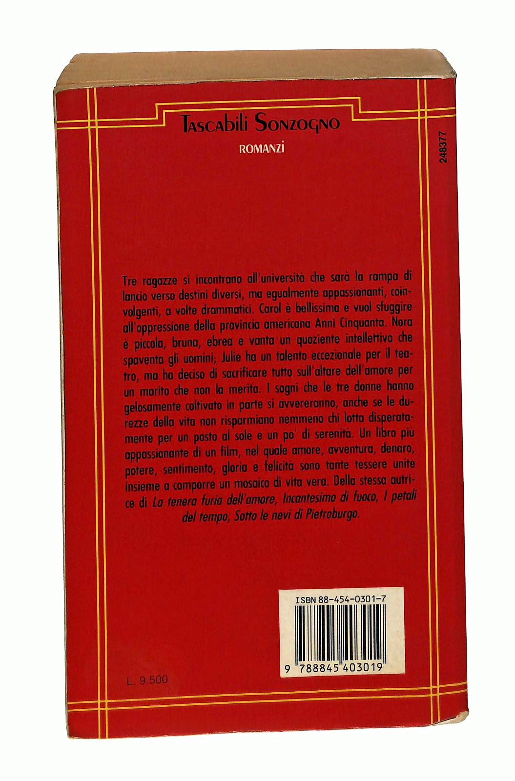 EBOND Sogni Vincenti Jennifer Wilde Sonzogno 1990 Libro LI048811