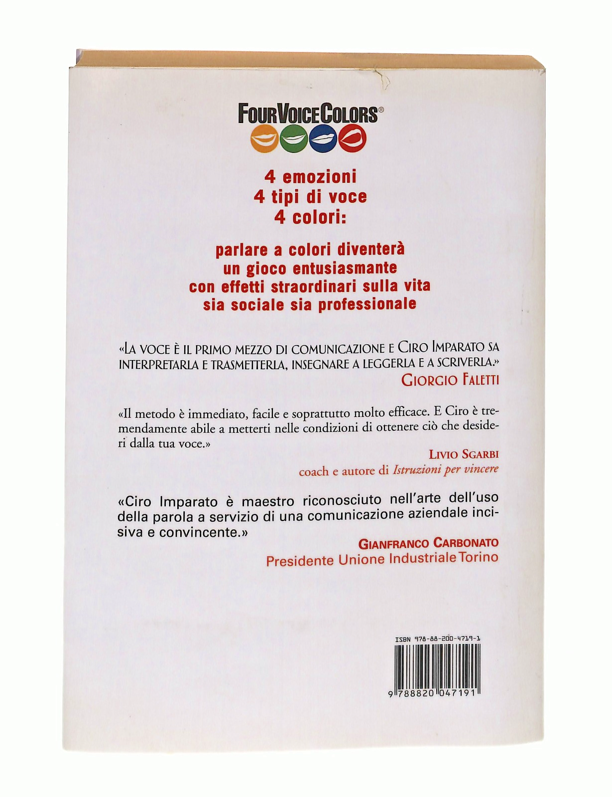 EBOND La Tua Voce Puo Cambiarti La Vita Imparato Sperling NoLibro LI048814