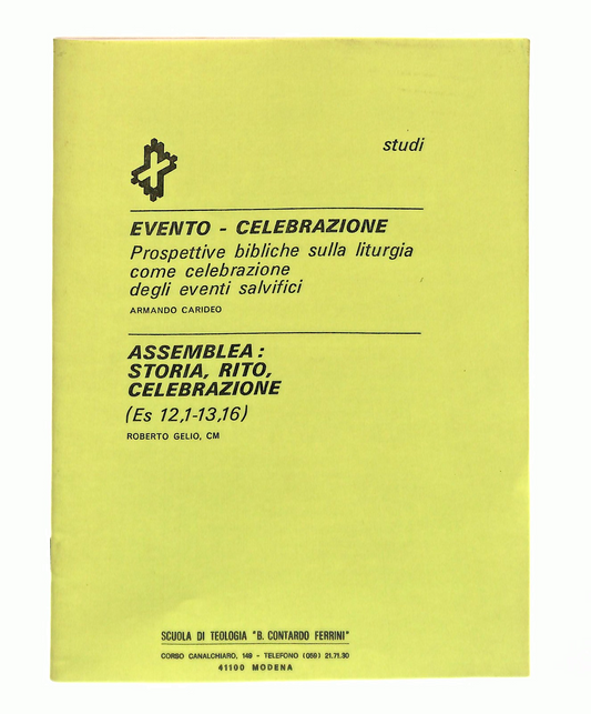 EBOND Evento Celebrazione Assemblea Carideo Gelio Rivista Libro LI048853