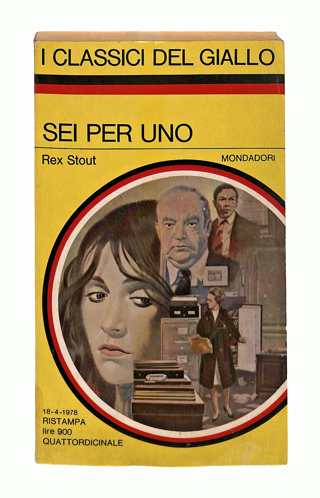 EBOND Sei Per Uno Rex Stout Classici Giallo Mondadori 1978 Libro LI048883