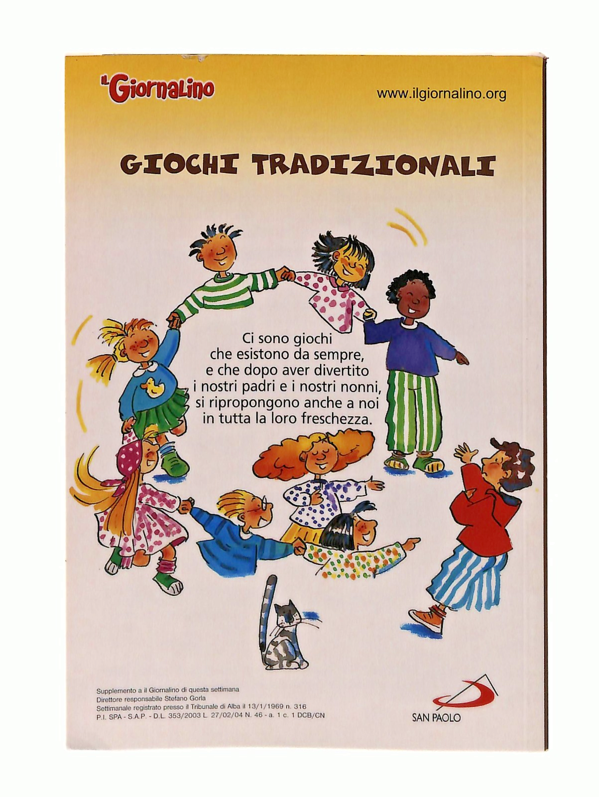 EBOND Giochi Tradizionali Supplemento Ilgiornalino Libretto Libro LI048907