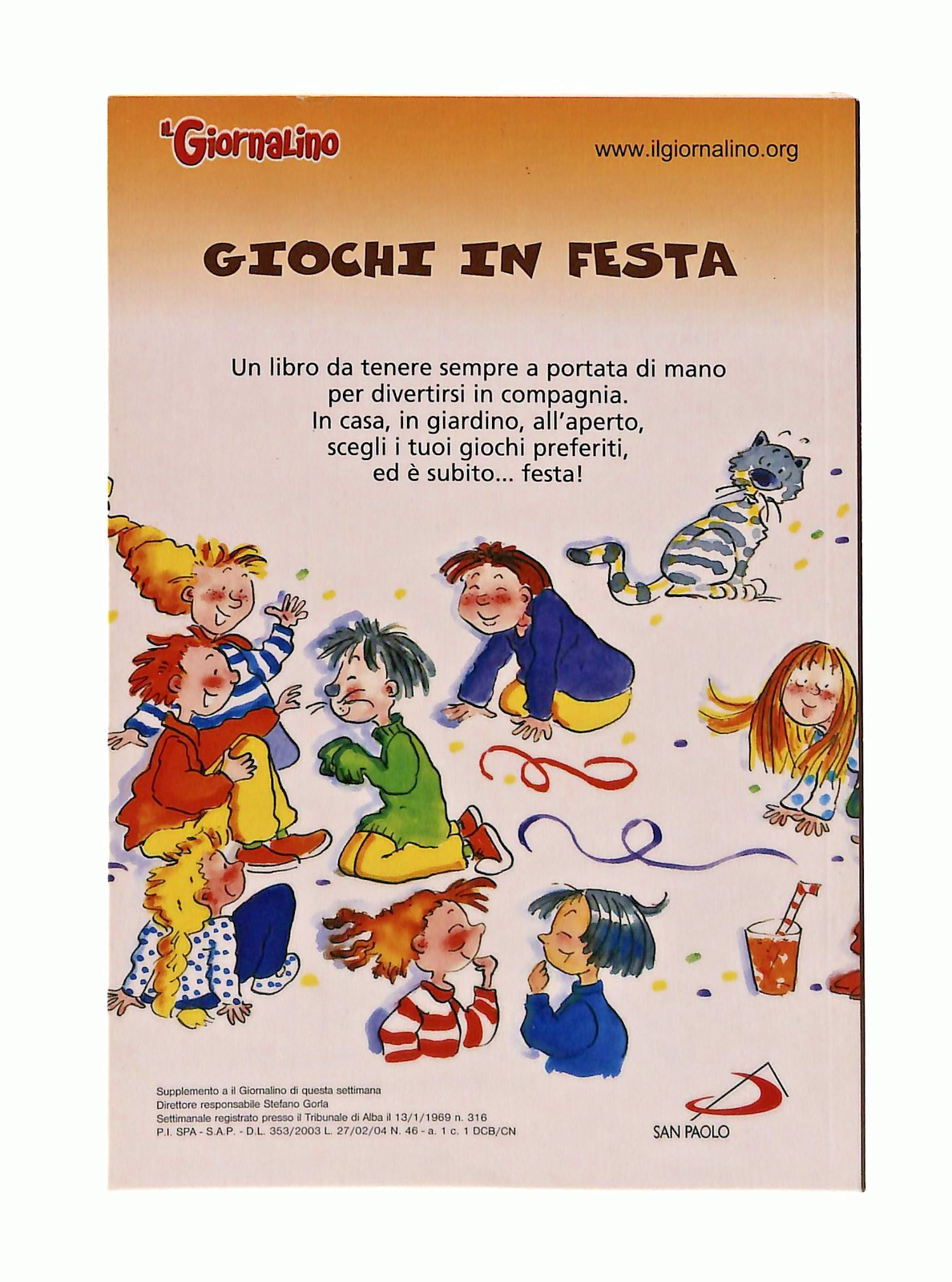 EBOND Giochi In Festa Supplemento Ilgiornalino Libretto Libro LI048910