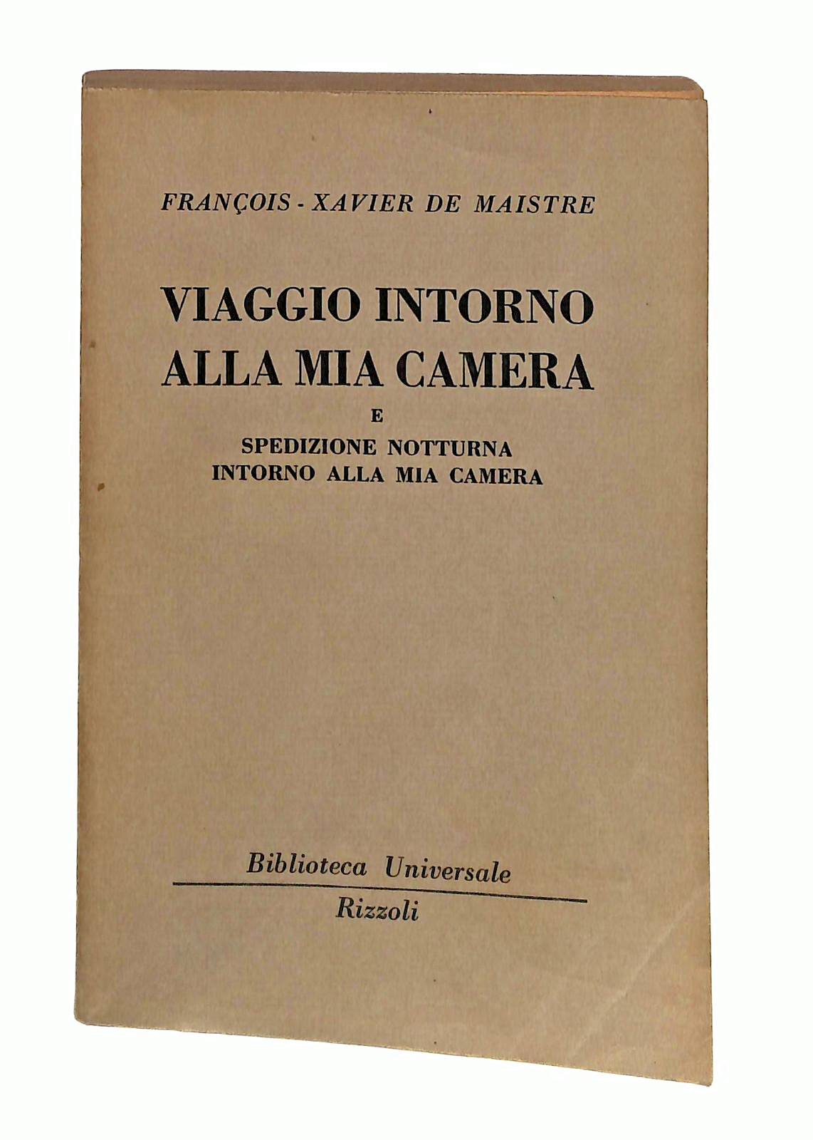EBOND Viaggio Intorno Alla Mia Camera De Maistre Bur Rizzoli 1954 Libro LI049018