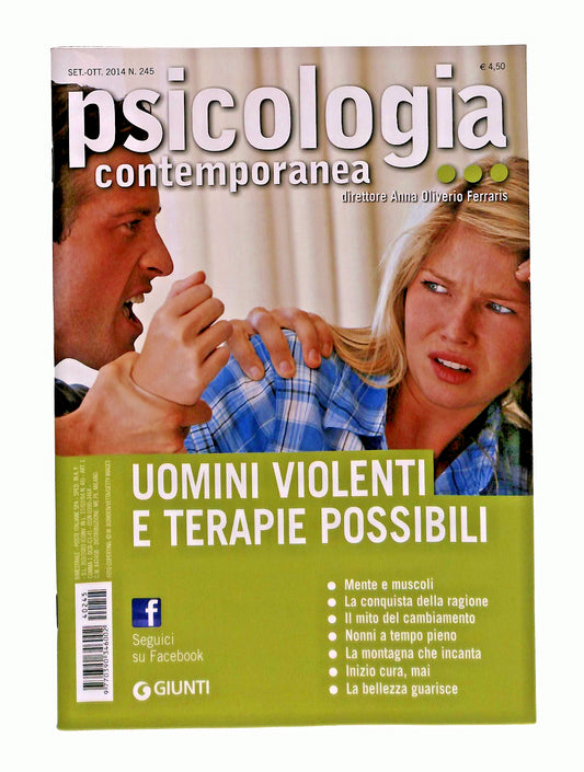 EBOND Psicologia Contemporanea Giunti 2014 N 245 Uomini Violenti Libro LI049103