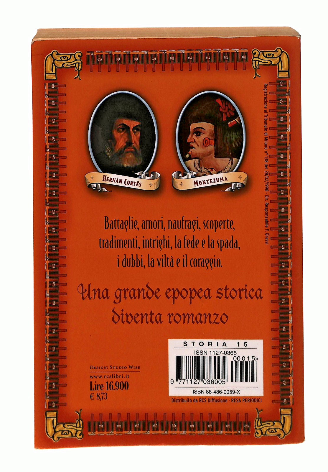 EBOND Cortes Il Tramonto Di Un Guerriero V 3 Lunari Rizzoli 2000 Libro LI049108