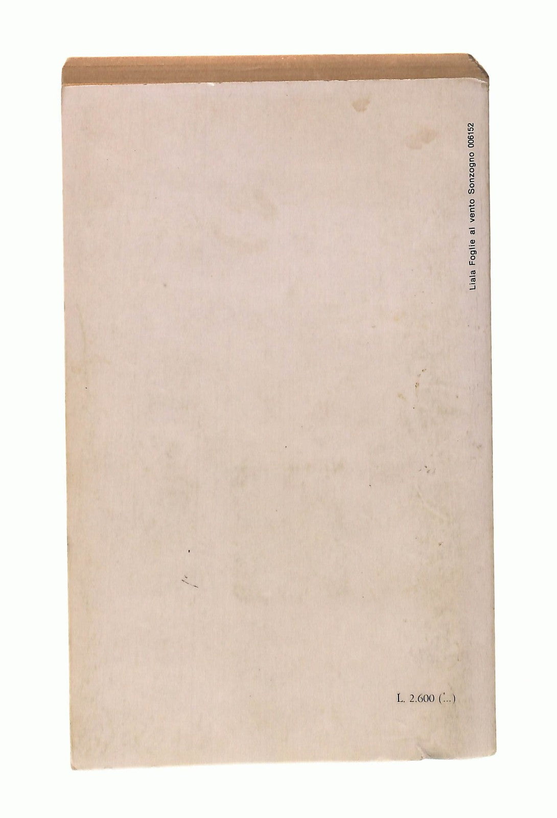 EBOND Foglie Al Vento Liala Sonzogno Libro LI049167