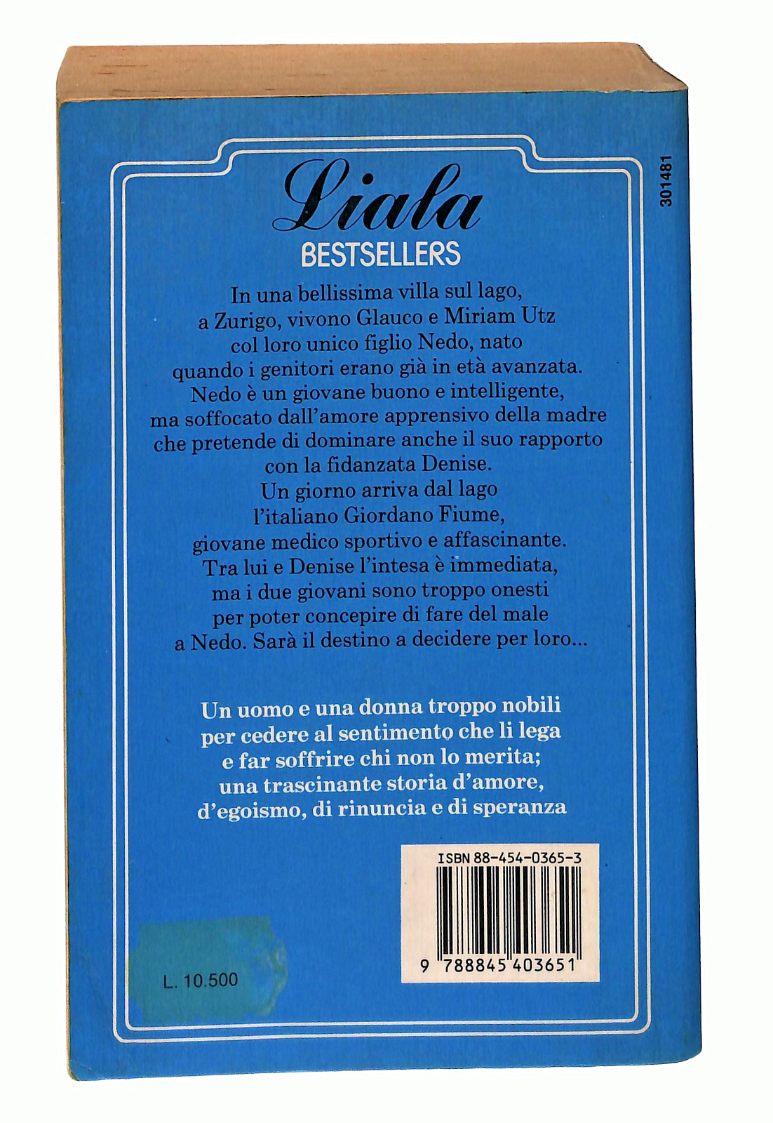 EBOND Lacia Che Io Ti Ami Liala Sonzogno 1991 Libro LI049229