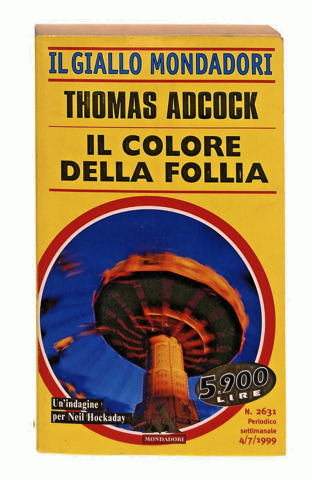 EBOND Il Colore Della Follia Thomas Adcock Giallo Mondadori Libro LI049258