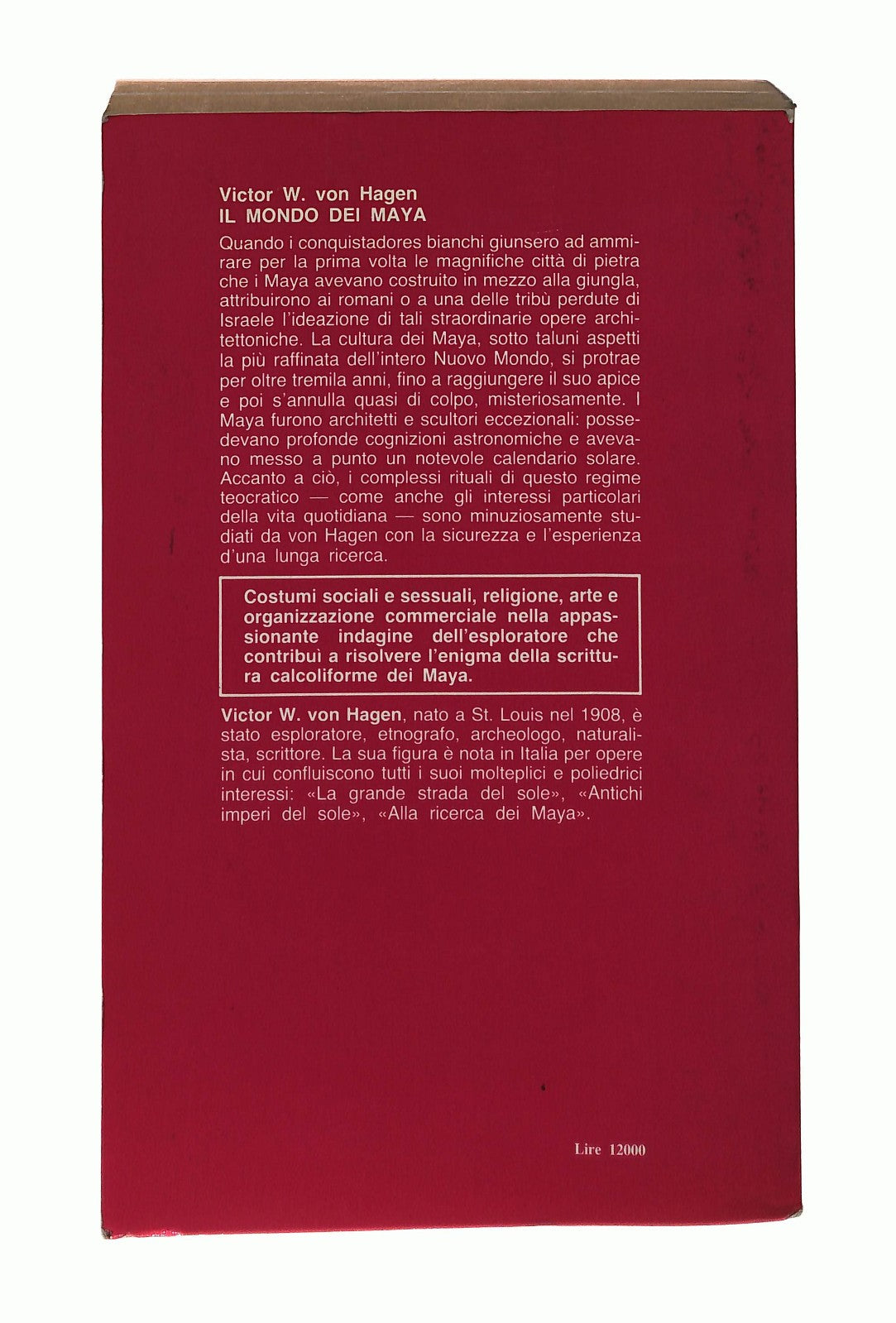 EBOND Il Mondo Dei Maya Von Hagen Fratelli Melita Libro LI049303