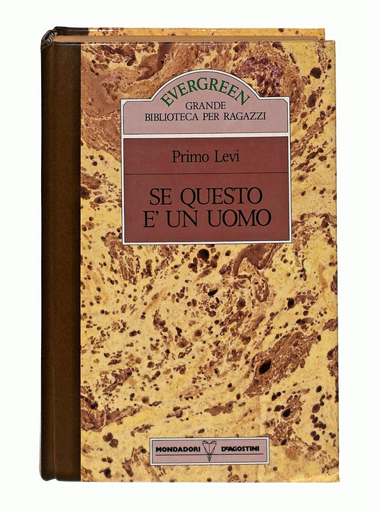 EBOND Se Questo e Un Uomo Primo Levi Mondadori Deagostini 1989 Libro LI049335