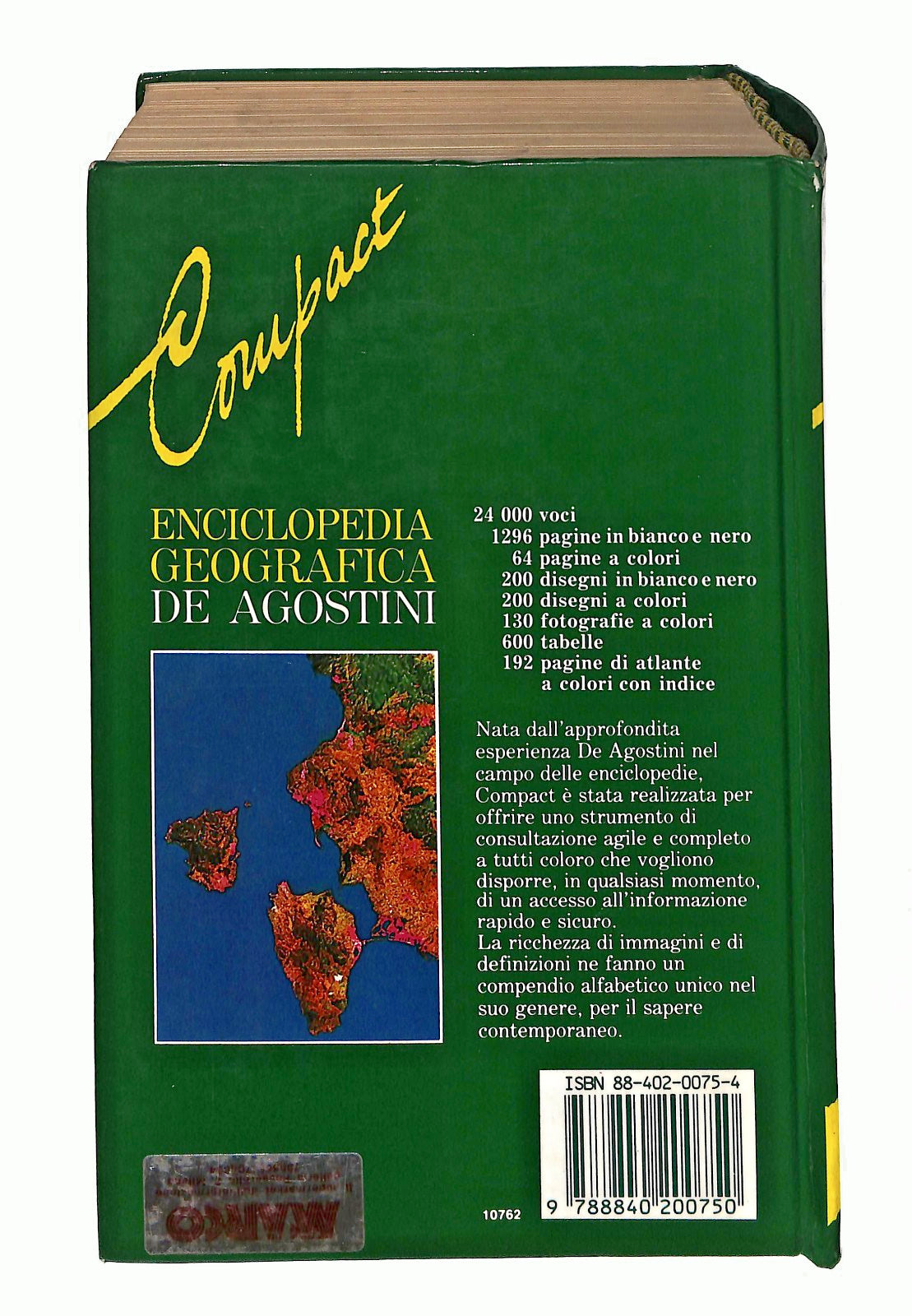 EBOND Compact Enciclopedia Geografica Deagostini 1989 Libro LI049376