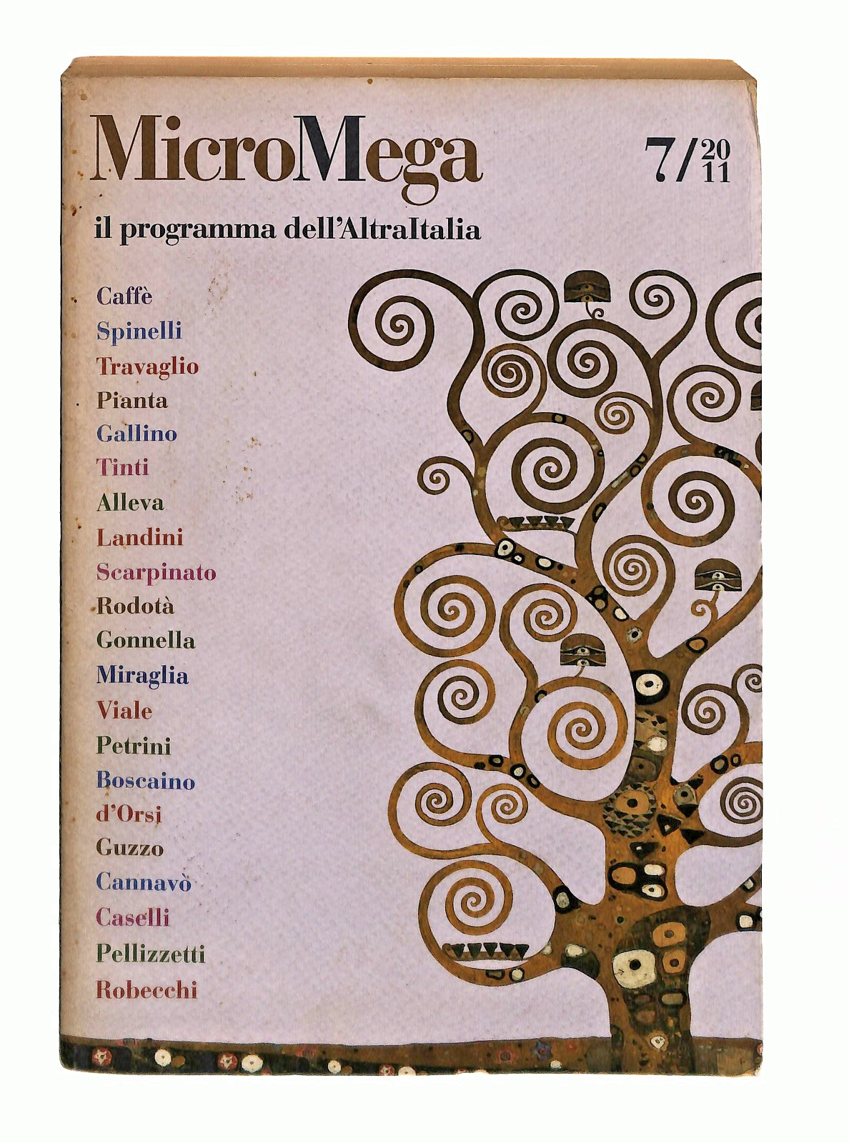 EBOND Micromega Il Programma Dell Altraitalia Aa Vv 7 2011 Libro LI049385