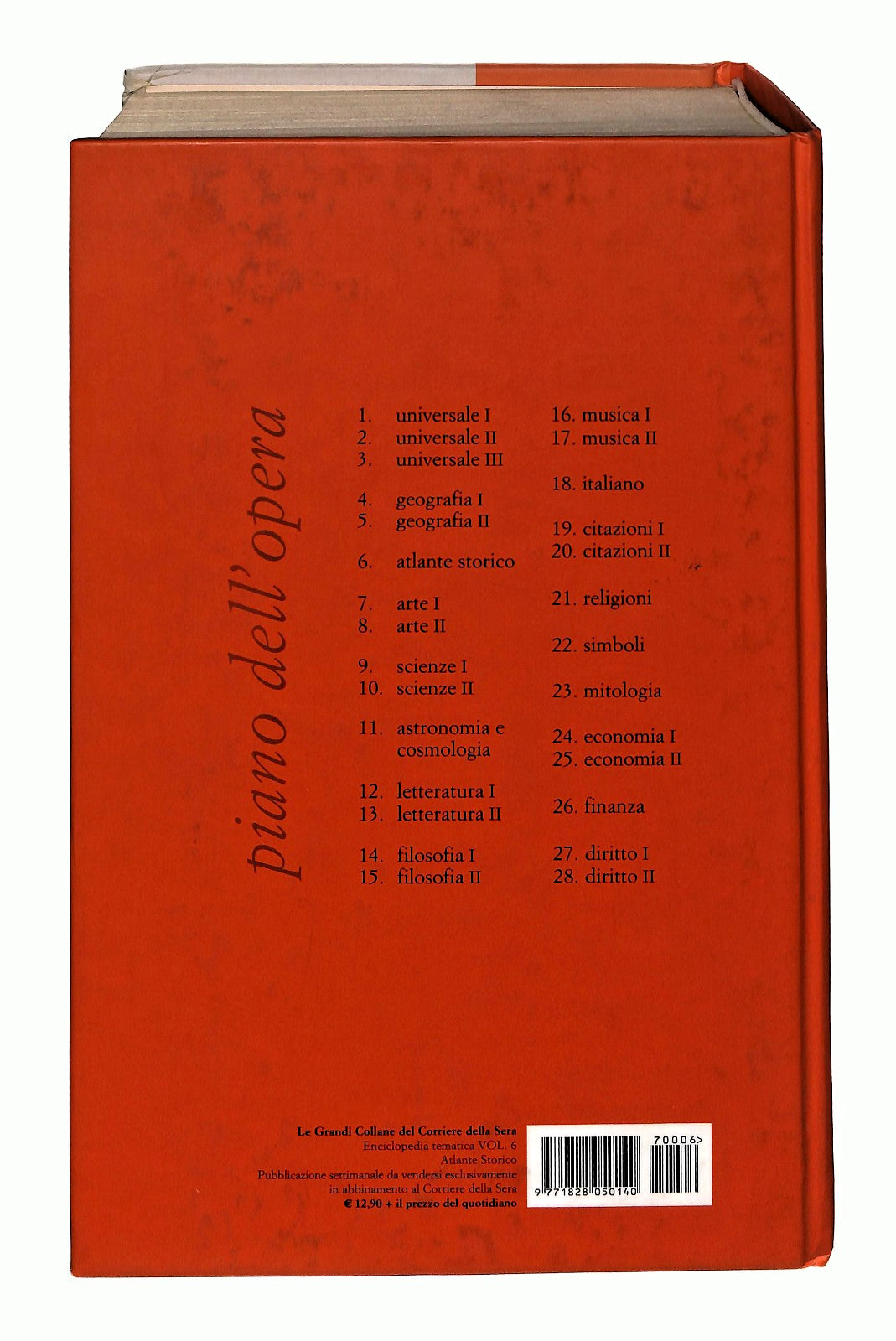 EBOND Atlante Storico Le Garzantine Corriere Della Sera 2006 Libro LI049407