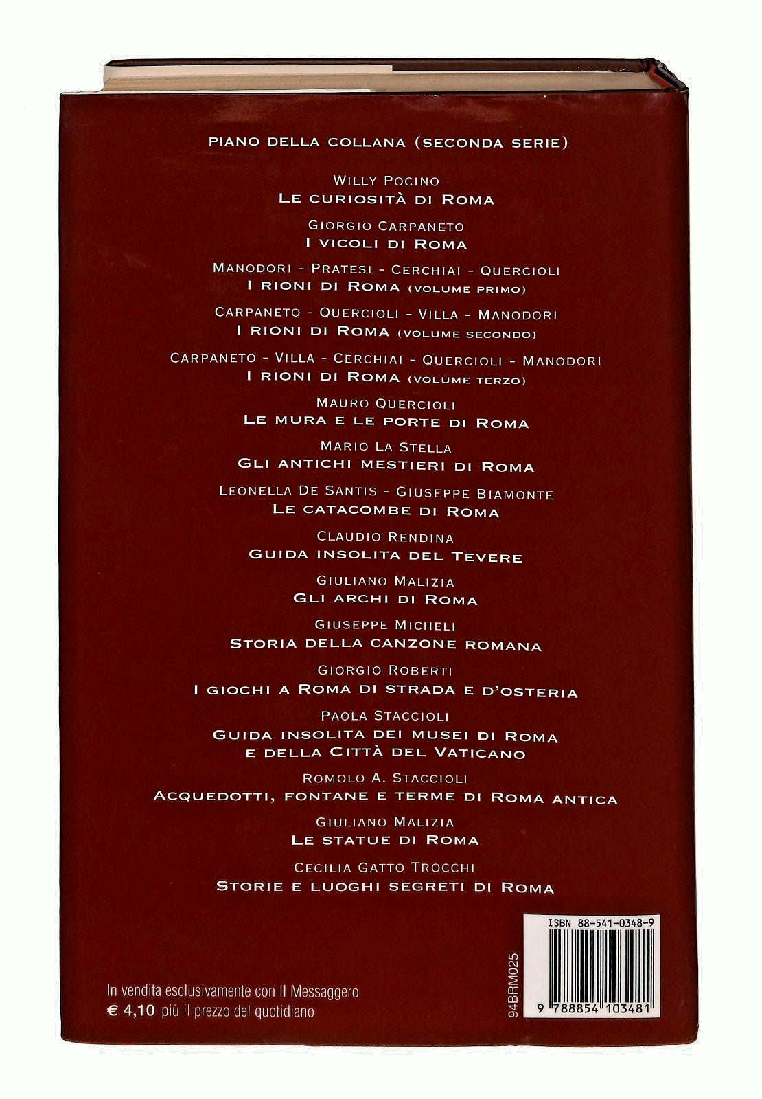 EBOND Guida Insolita Del Tevere C Rendina Il Messaggero Newton Libro LI049502