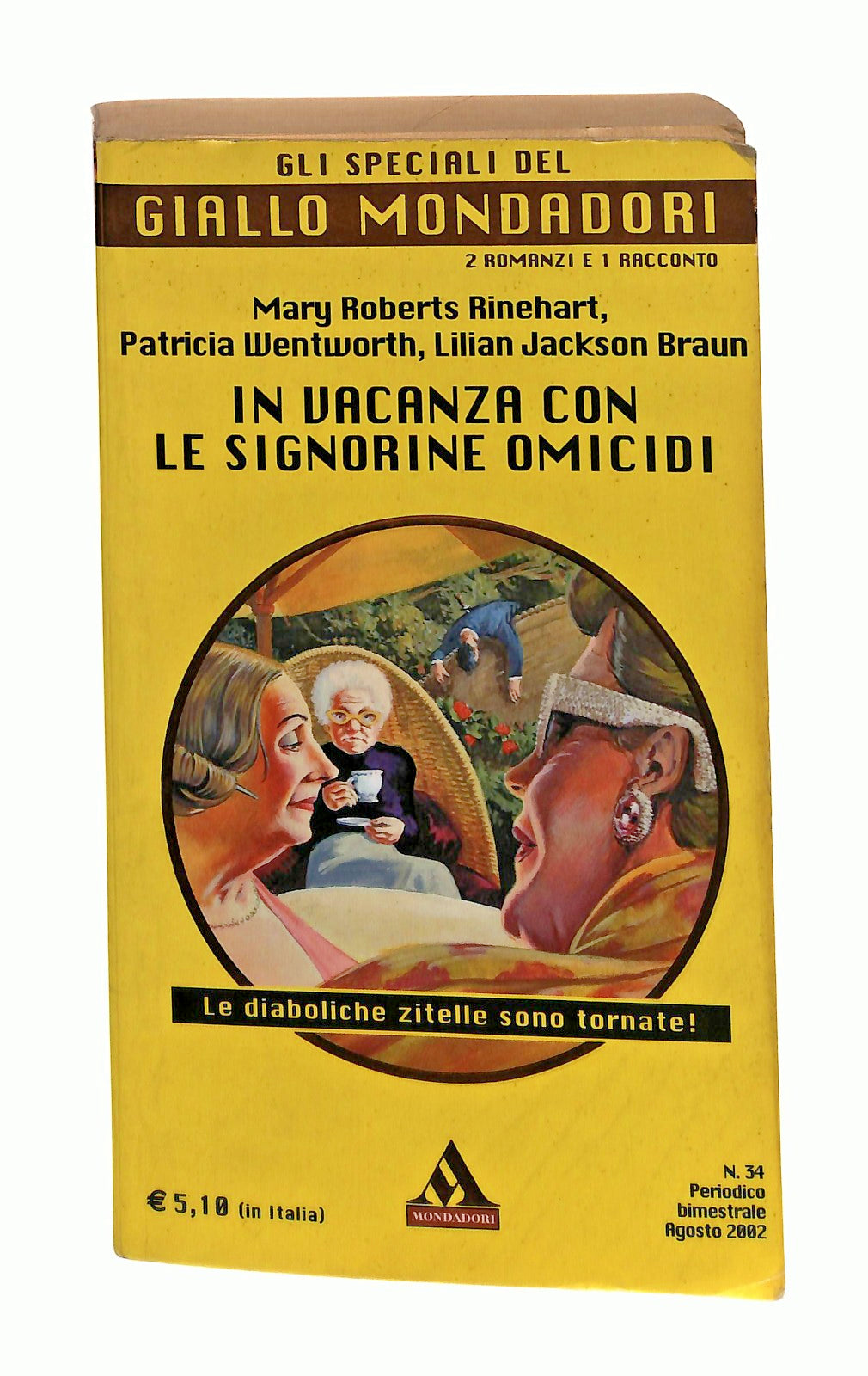 EBOND In Vacanza Con Le Singorine Omicidi Giallo Mondadori 2002 Libro LI049537