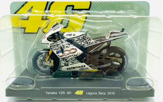 EBOND Moto Valentino R. Yamaha YZR M1 Laguna Seca 2010 1:18 0186