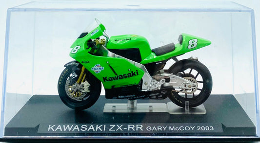 EBOND Modellino Moto Kawasaki ZX-RR - Gary McCoy 2003 - Die Cast - 1:24 - 0265.
