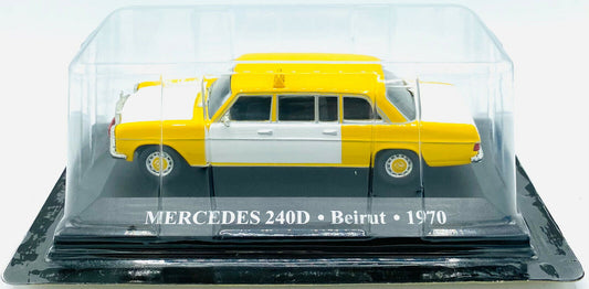 EBOND Modellino Taxi Mercedes 240D - Beirut - 1970 - Die Cast - 1:43 - 0280