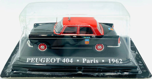 EBOND Modellino Taxi Peugeot 404 - Paris - 1962 - Die Cast - 1:43 - 0280