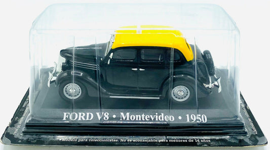 EBOND Modellino Taxi Ford V8 - MonteVideo - 1950 - Die Cast - 1:43 - 0280