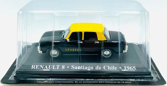 EBOND Modellino Taxi Renault 8 - Santiago Del Cile - 1965 - Die Cast 1:43 - 0280
