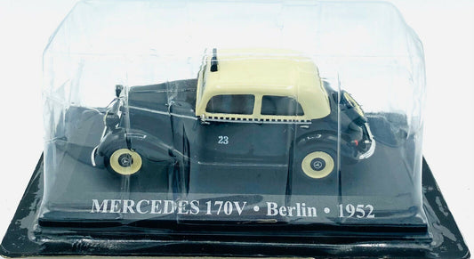 EBOND Modellino Taxi Mercedes 170V - Berlin - 1952 - Die Cast - 1:43 - 0281