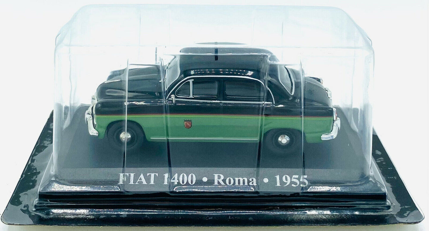 EBOND Modellino Taxi Fiat 1400 - Roma - 1955 - Die Cast - 1:43 0281