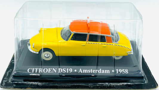 EBOND Modellino Taxi Citroen DS19 - Amsterdam - 1958 - Die Cast - 1:43 0281