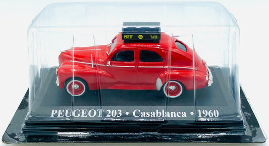 EBOND Modellino Taxi Peugeot 203 - Casablanca - 1960 - Die Cast - 1:43 0281