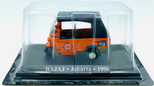 EBOND Modellino Taxi Bajaj - Jakarta - 1990 - Die Cast - 1:43 - 0281