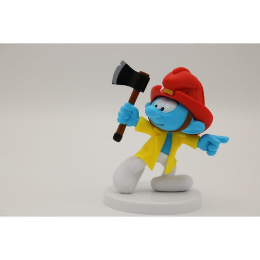 EBOND Puffo Pompiere, I Puffi dei Mestieri, Maxi formato 3D,da collezione, Sbabam