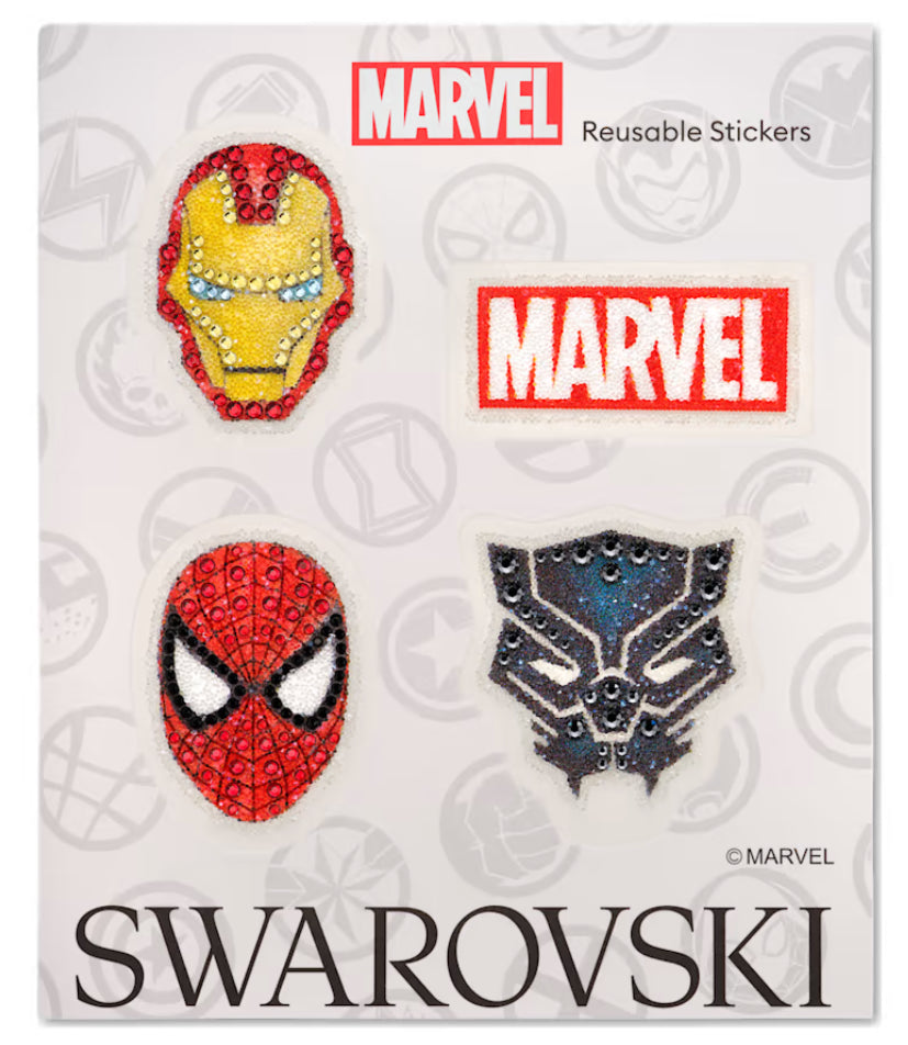 Swarovski 5650572 Set (4) Adesivi Removibili Marvel