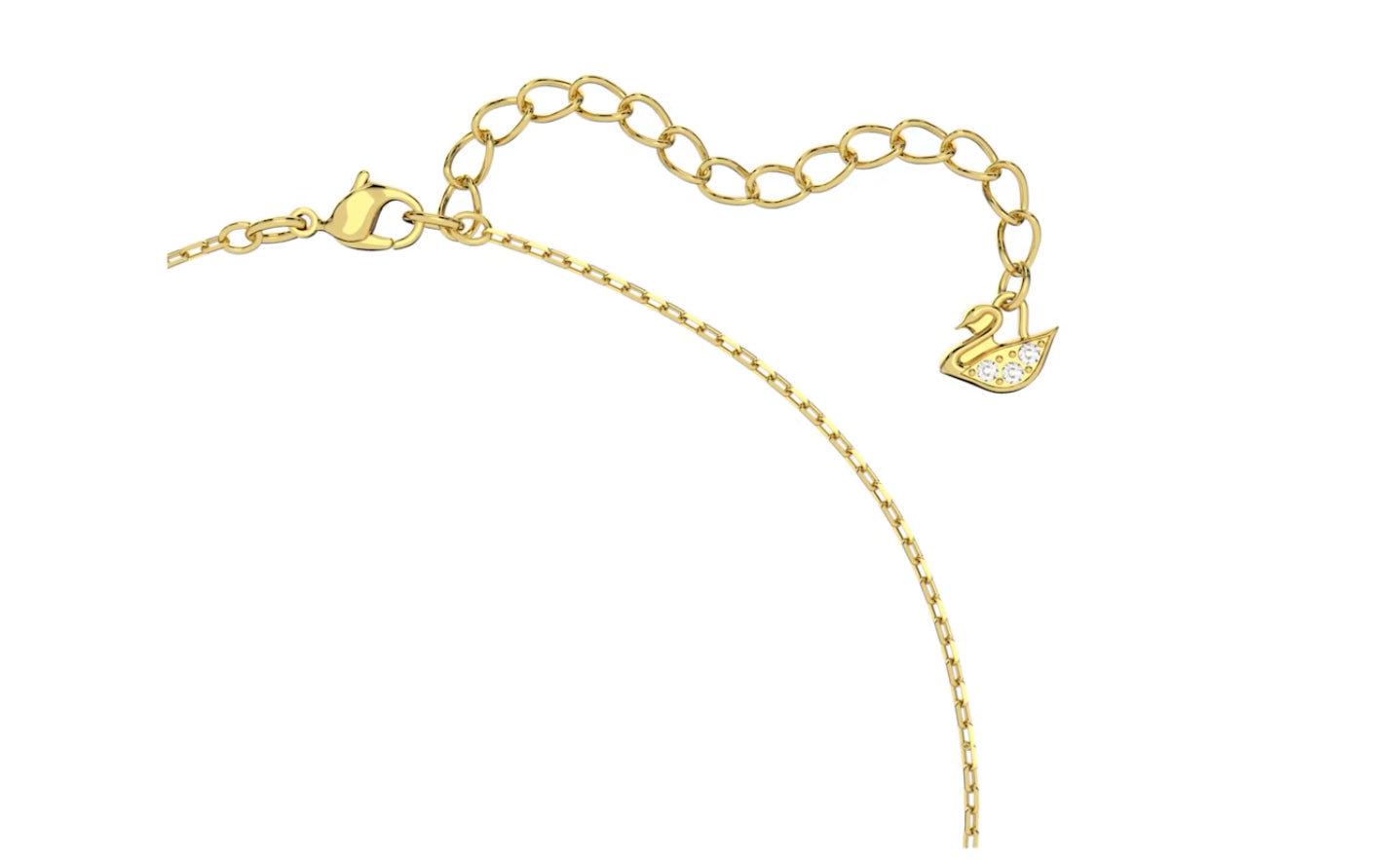 Swarovski 5598421 Collana Millenia Taglio Ottagonale Giallo Placcato Oro