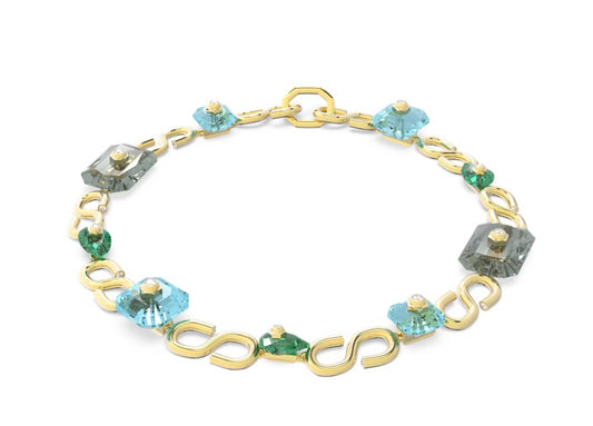 Swarovski 5630945 Collana Numina Taglio misto Multicolore Placcato Oro