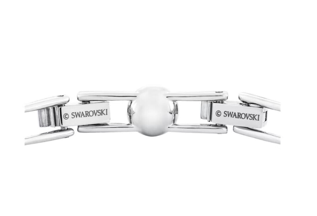 Swarovski 5071173 Braccialetto Angelic Rotondo, Bianco, Placcato rodio