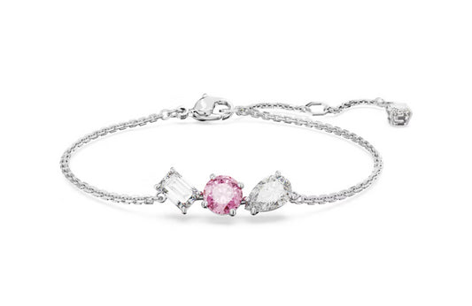 Swarovski 5668361 Braccialetto Mesmera Taglio misto Rosa Placcato Rodio