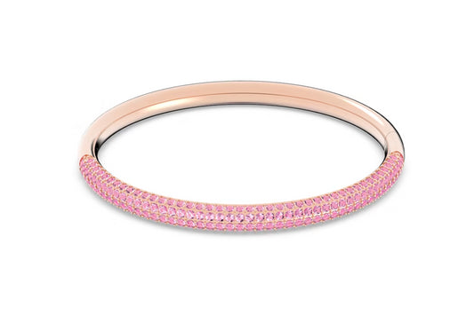 Swarovski 5642915 Bracciale rigido Stone Rosa Finitura in tono oro rosa