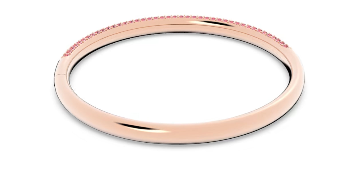 Swarovski 5642915 Bracciale rigido Stone Rosa Finitura in tono oro rosa