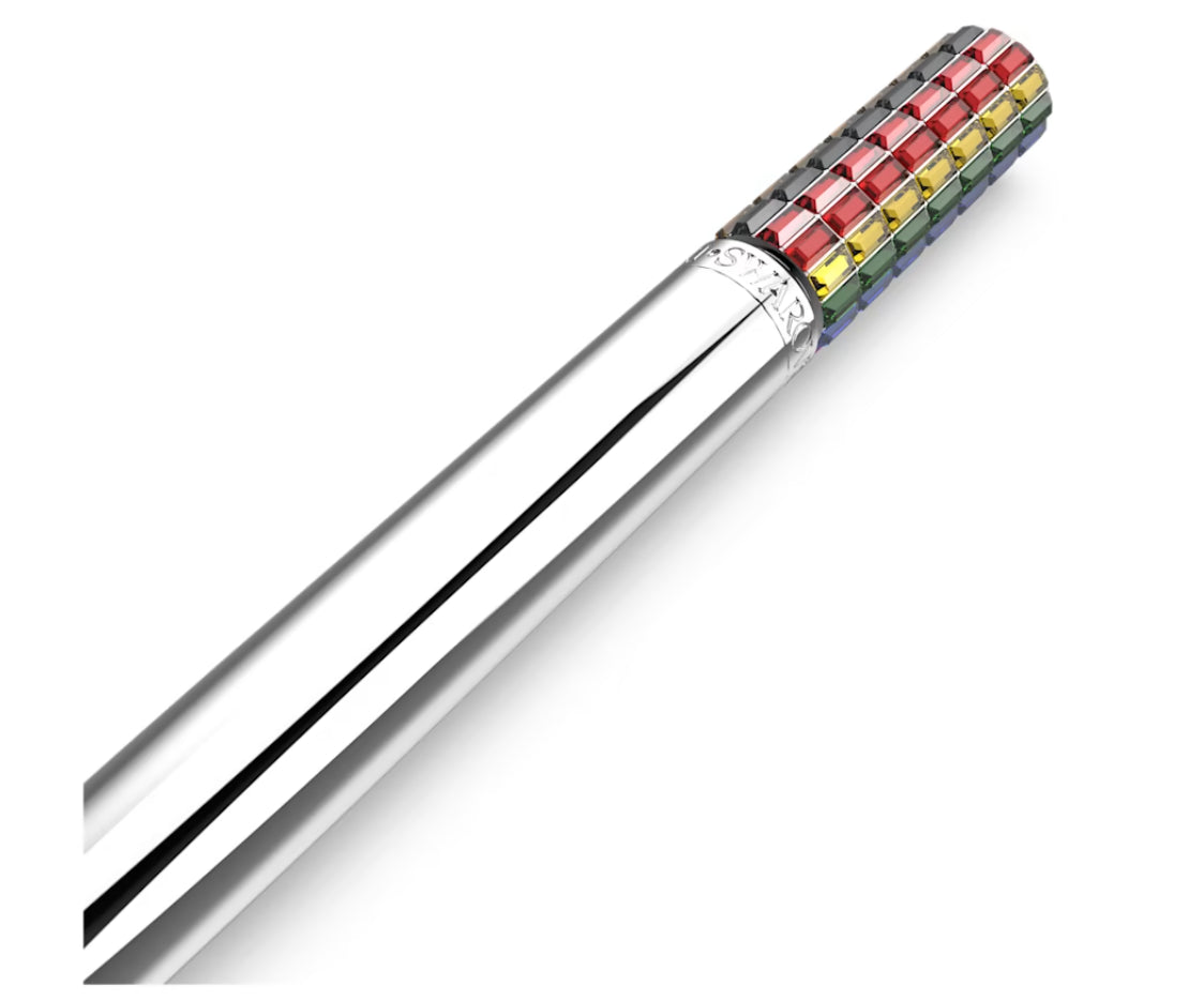 Swarovski 5637772 Penna a sfera Multicolore Cromato