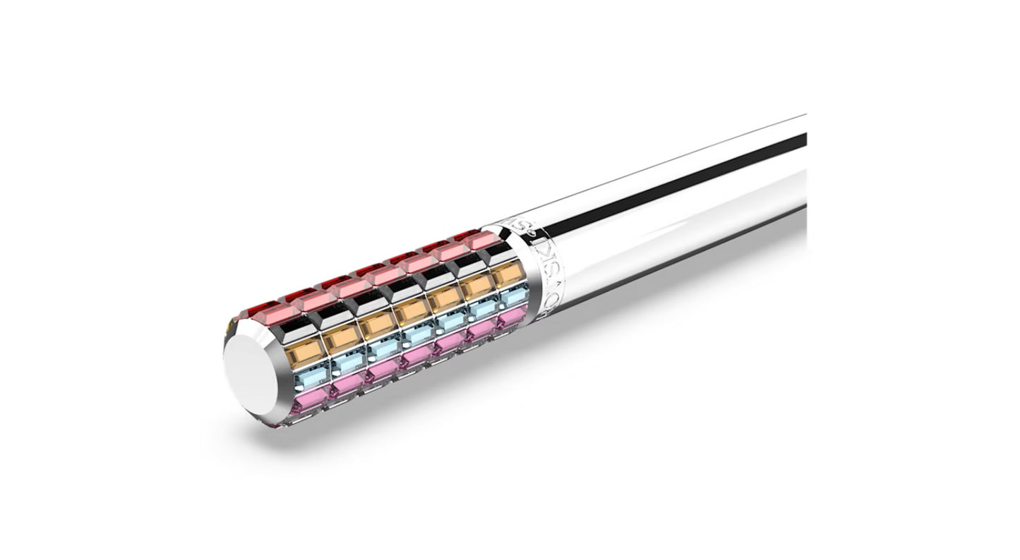 Swarovski 5637772 Penna a sfera Multicolore Cromato