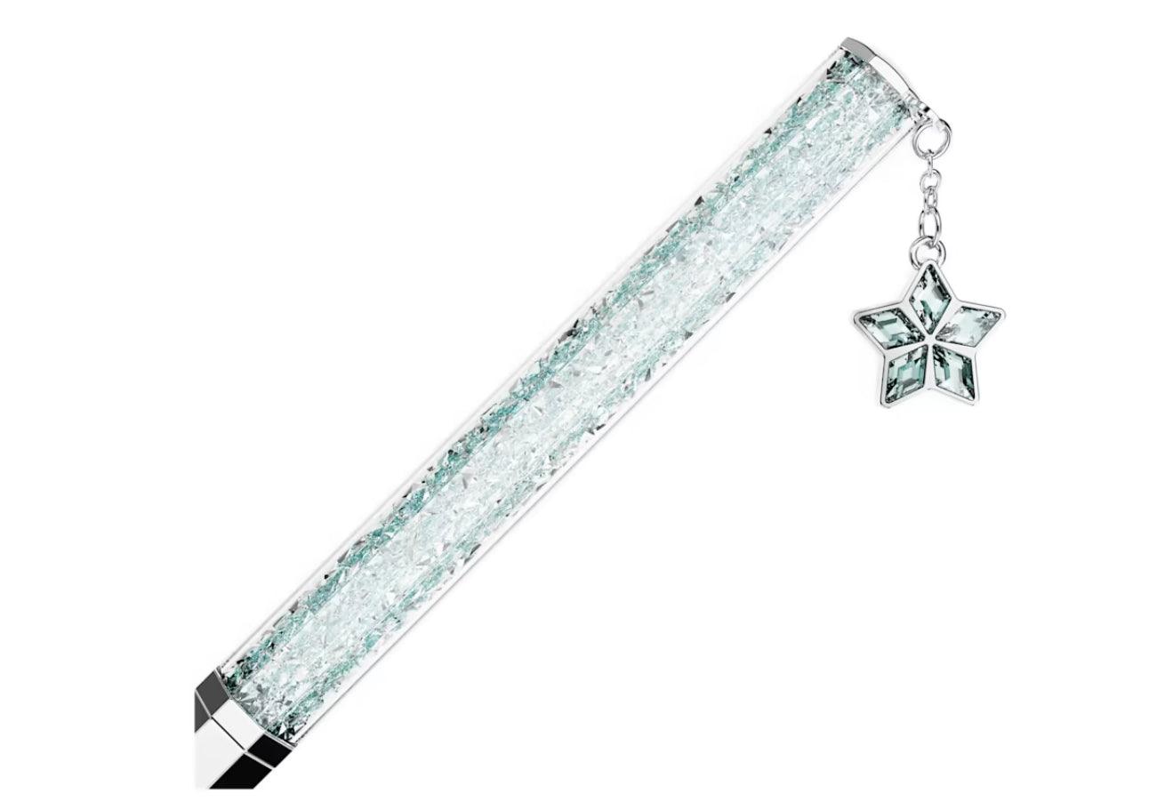 Swarovski 5669929 Penna a sfera Crystalline Stella Blu Cromato