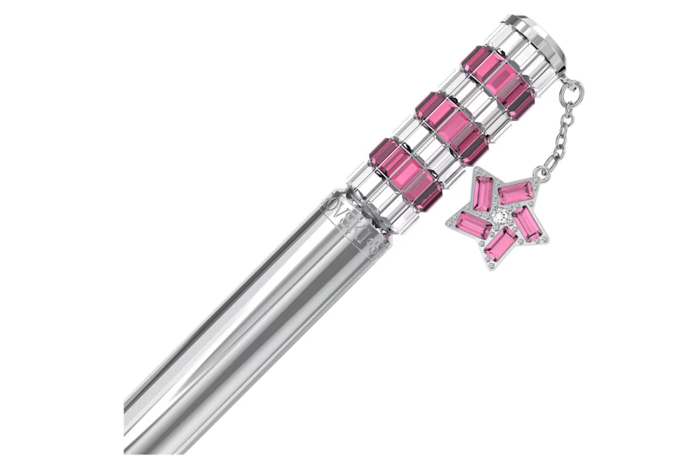 Swarovski 5653398 Penna a sfera Celebration 2023 Stella Rosa Cromato