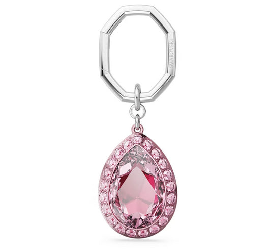 Swarovski 5666646 Portachiavi Taglio Pear Rosa