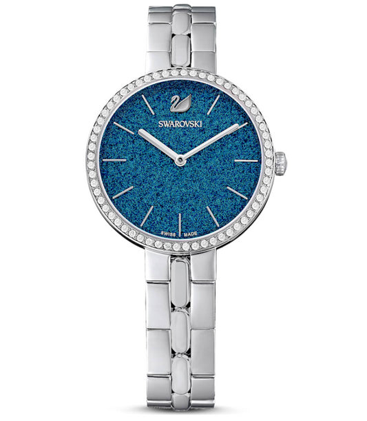 Swarovski 5517790 Orologio Cosmopolitan Bracciale di metallo Blu Acciaio inossi.