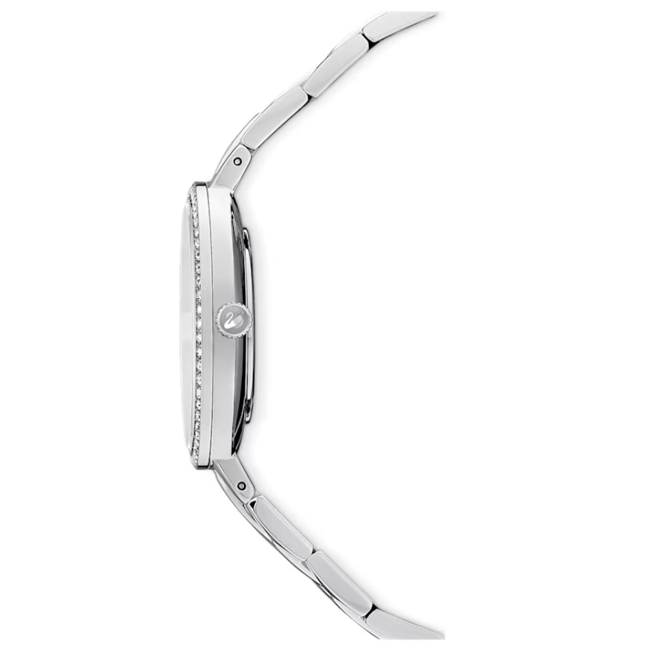 Swarovski 5517807 Orologio Cosmopolitan Bracciale di metallo Argentato Acciaio